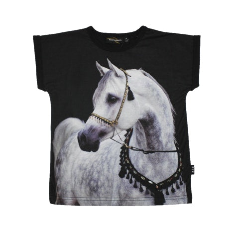 Rock your baby Equine Tee in black