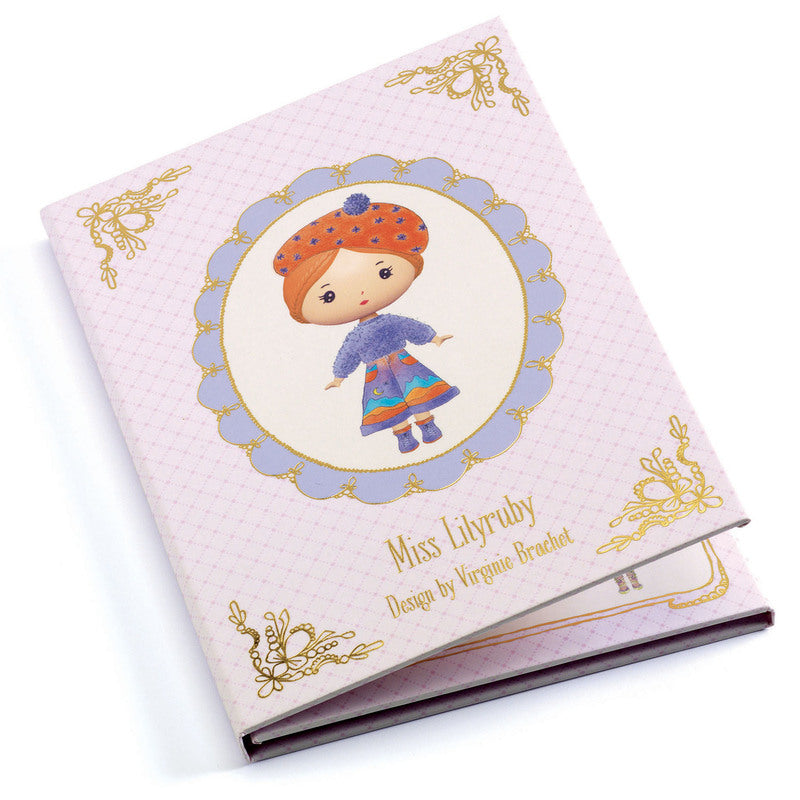 Djeco Miss Lilyruby Tinyly Removable Stickers Set