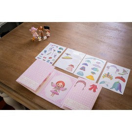 Djeco Miss Lilyruby Tinyly Removable Stickers Set