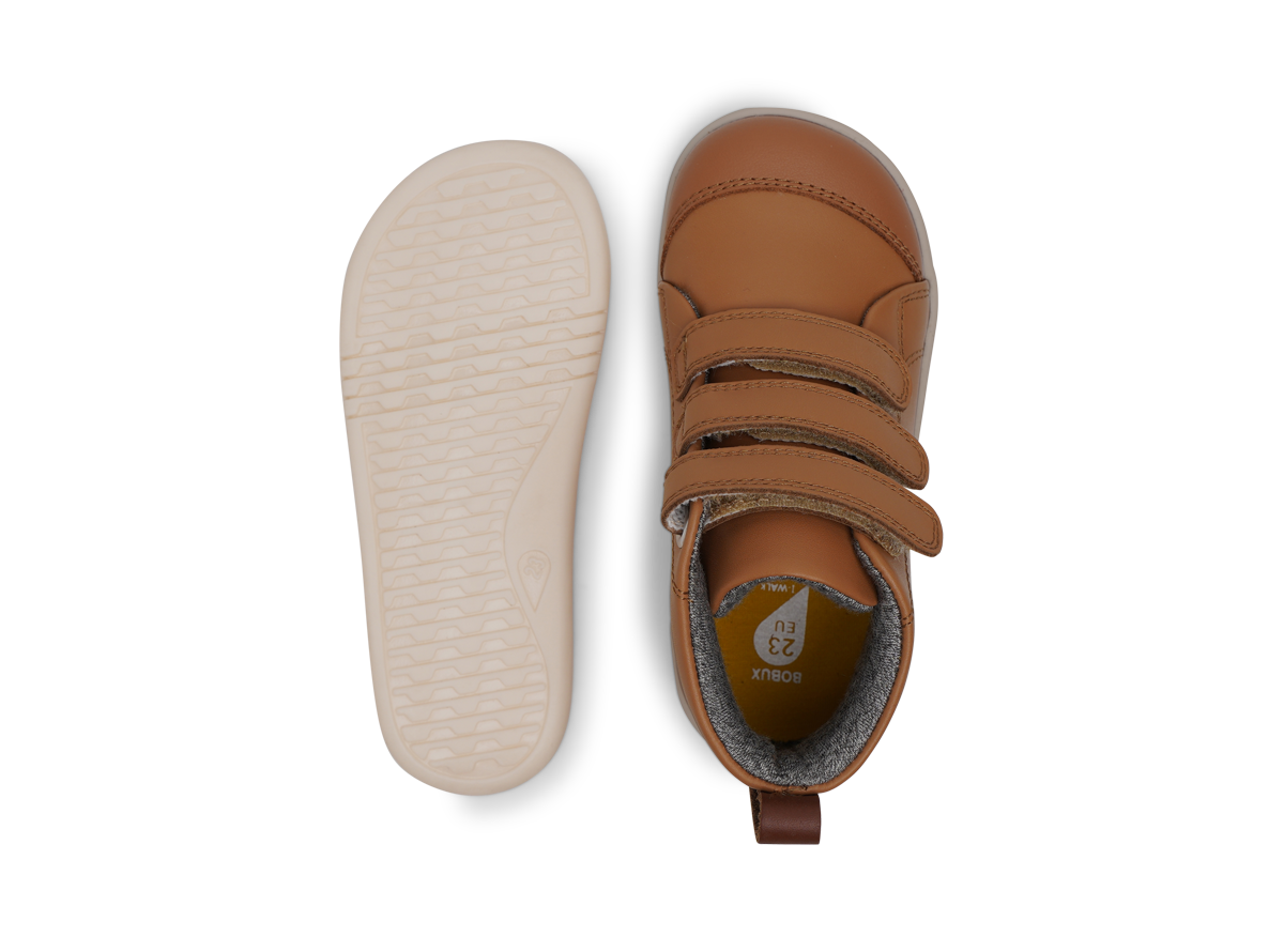 Bobux I-Walk Hi Court Boots caramel in brown