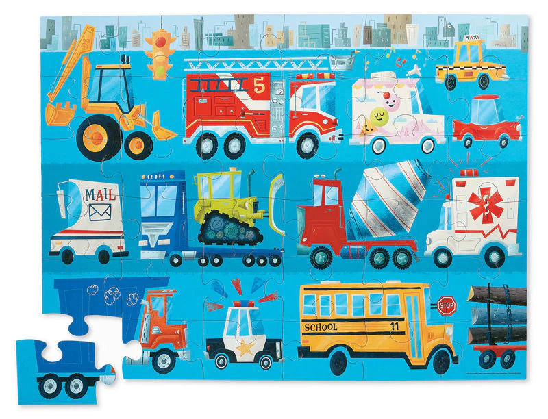 Crocodile creek 36pc puzzle vehicles