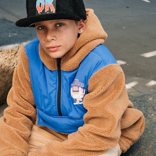 Band of Boys Fluffy Hip Hop Cap in Black