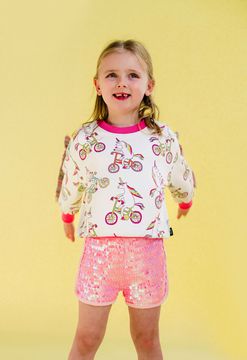 Rock Your Baby Glimmer Shorts in pink