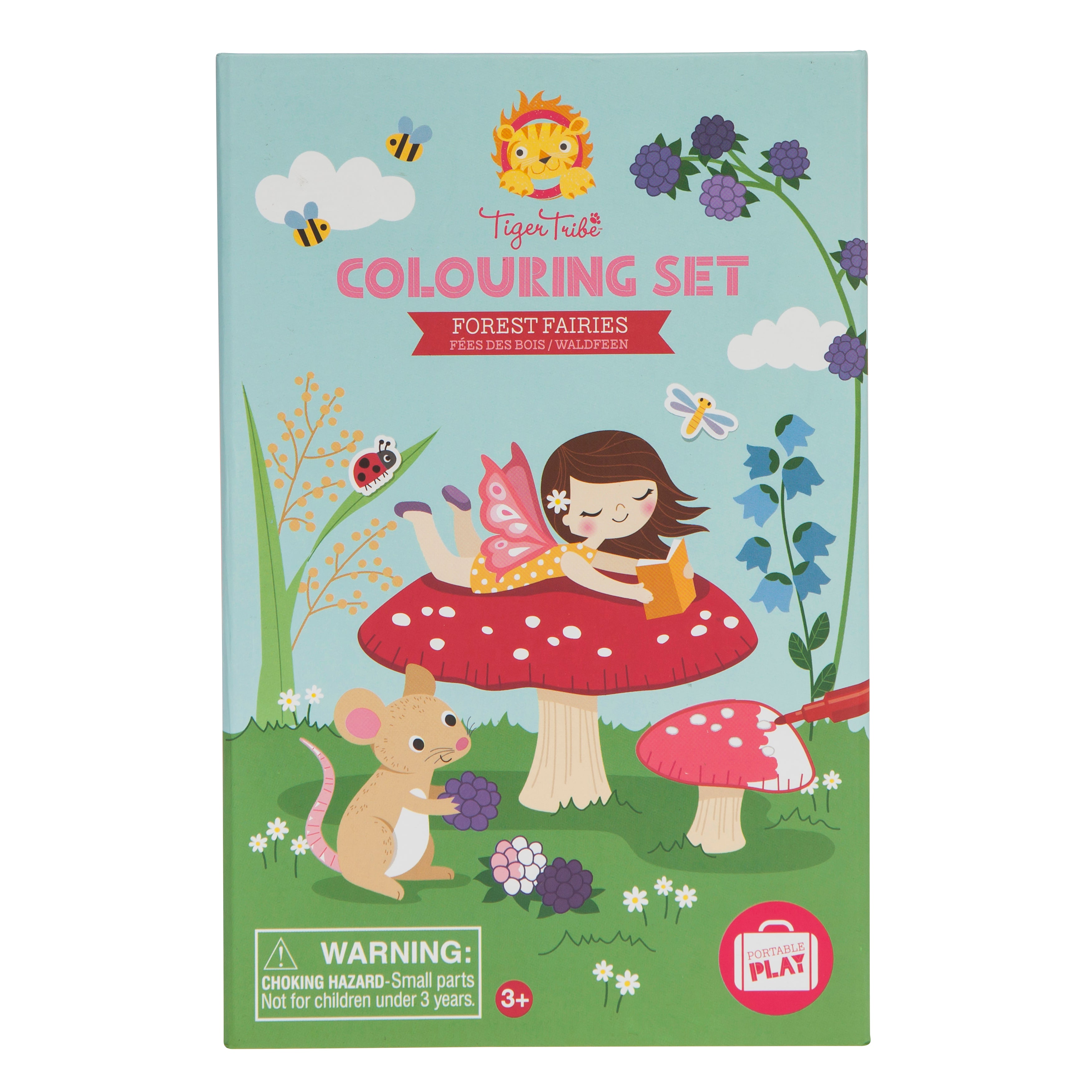 Tiger tribe Colouring set forest friends