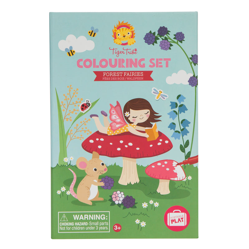Tiger tribe Colouring set forest friends