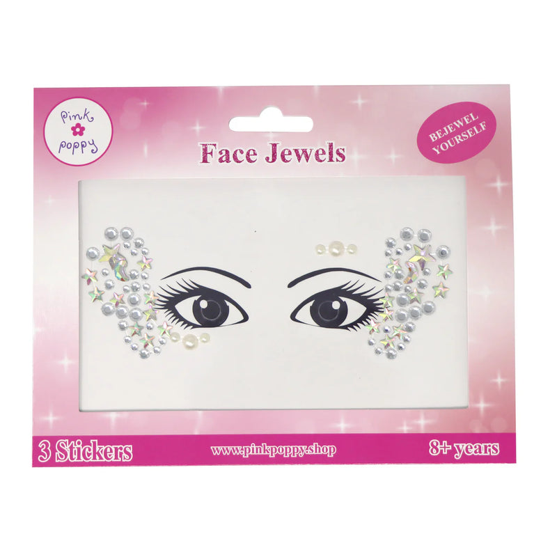 Pink Poppy Midnight Face Jewels