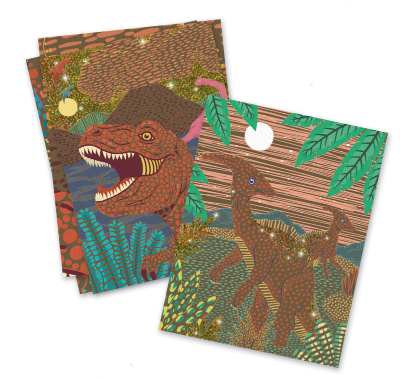 Djeco When Dinosaurs Reigned Scratch Cards