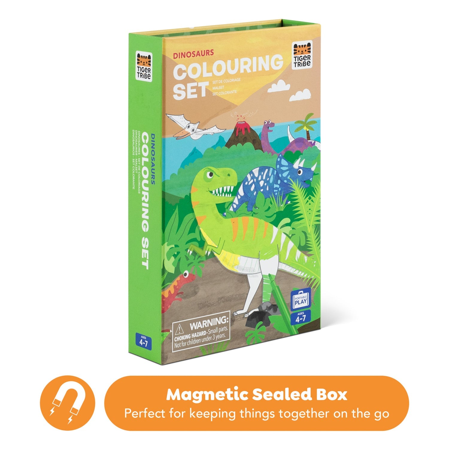 Tiger Tribe Colouring set Dinosaurs