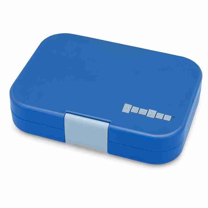 Yumbox Original 6 Compartment Bento Box in blue race cars