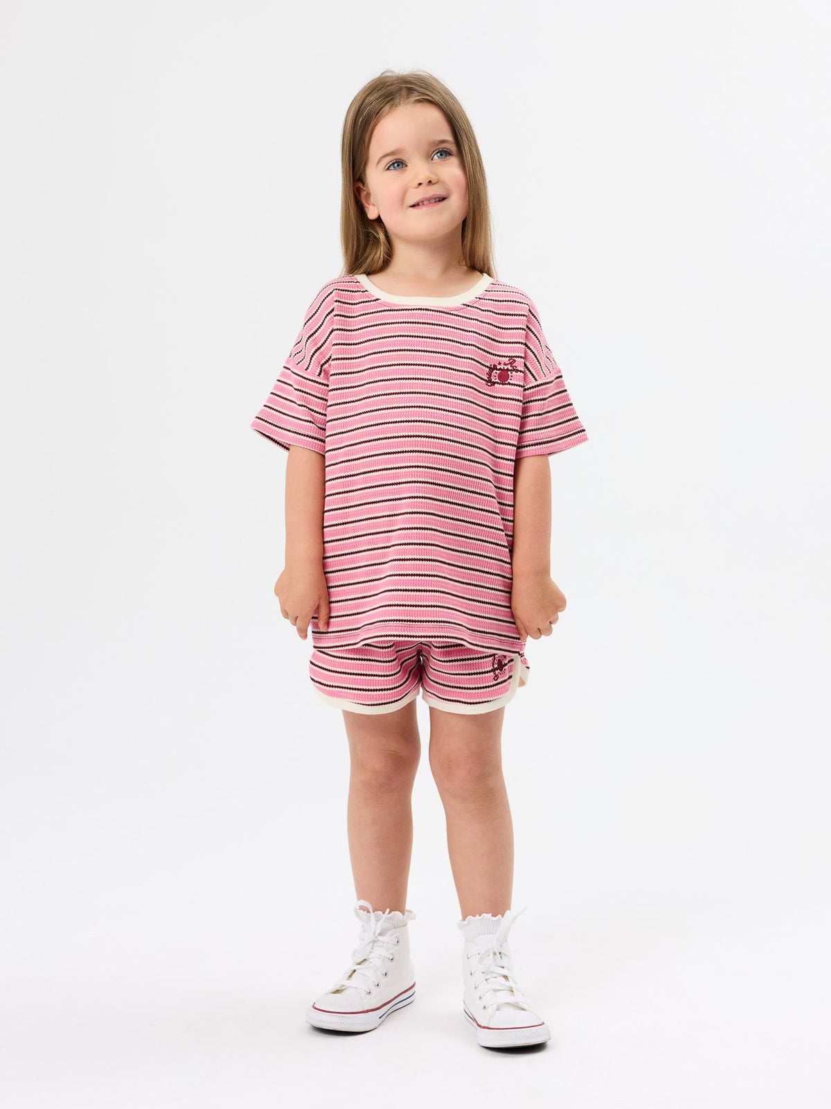 Goldie & Ace Waffle Short Pink