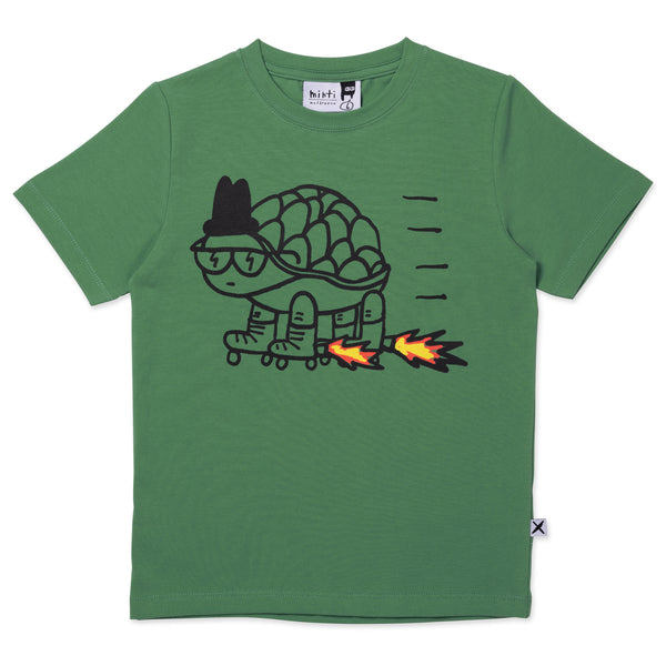 Minti Speedy Turtle Tee Turf in green