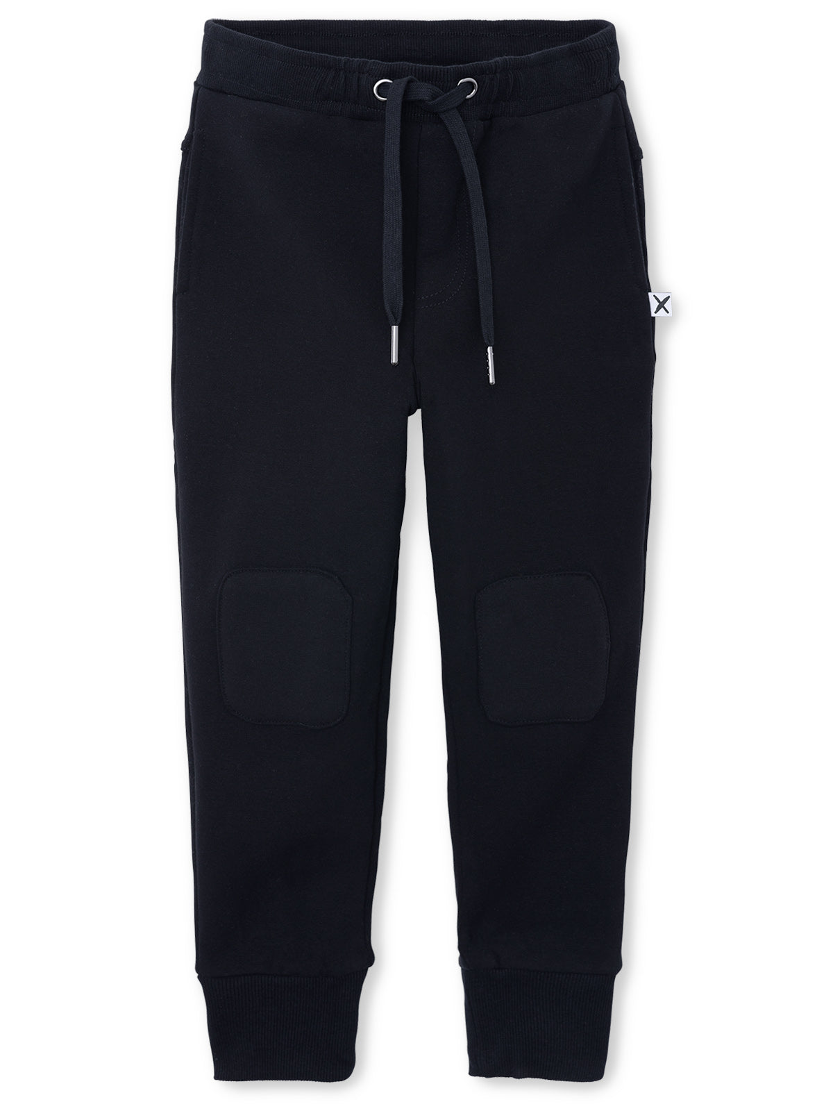 Minti furry patch Trackies in black