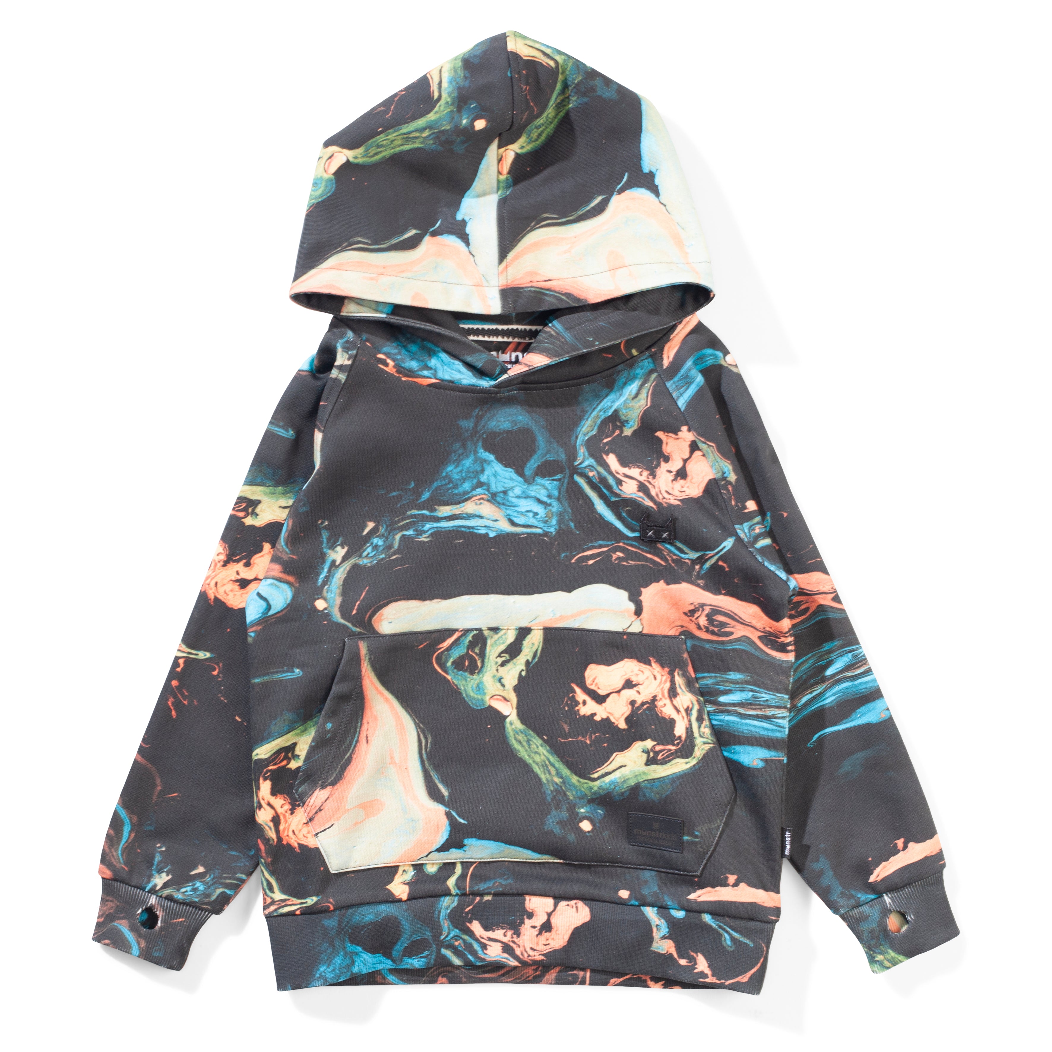 Munster Runner Hoody Paint Swirl in Multi