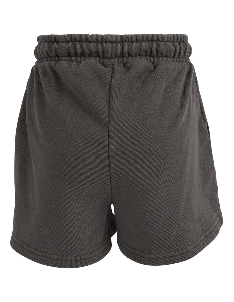 Eve Girl aths fleece short charcoal in grey