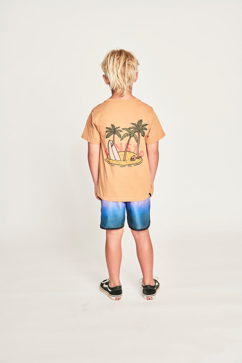 Munster Munisland SS Tee Light Mustard in Yellow