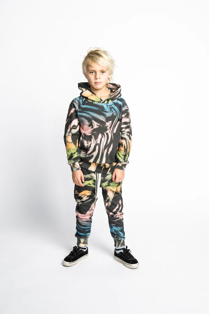Munster Coolpool Track Pant Colour Swirl in Multi