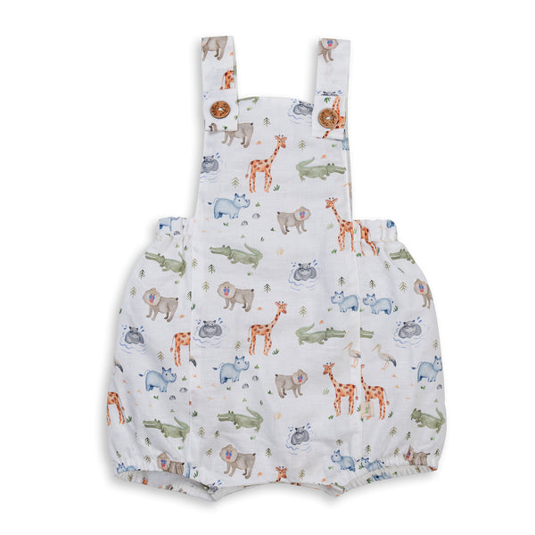 Tiny Twig safari overall in multi colours