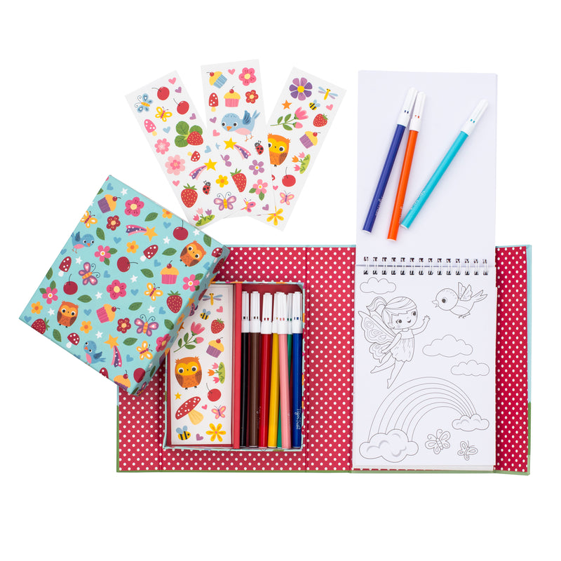 Tiger tribe Colouring set forest friends