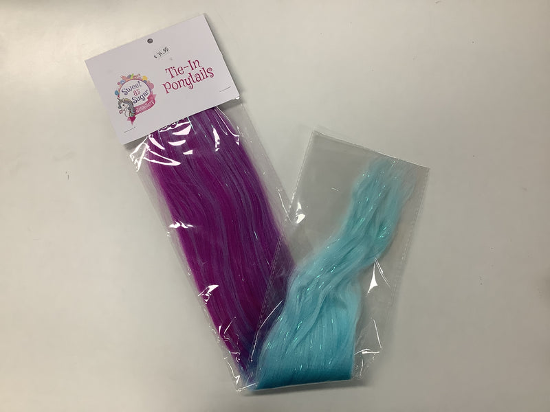 Sweet as Sugar Mermaid Tie-in Ponytail
