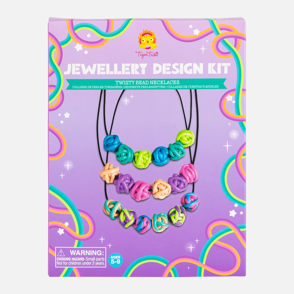 Tiger Tribe Jewellery Design Kit - Twisty Bead Necklaces