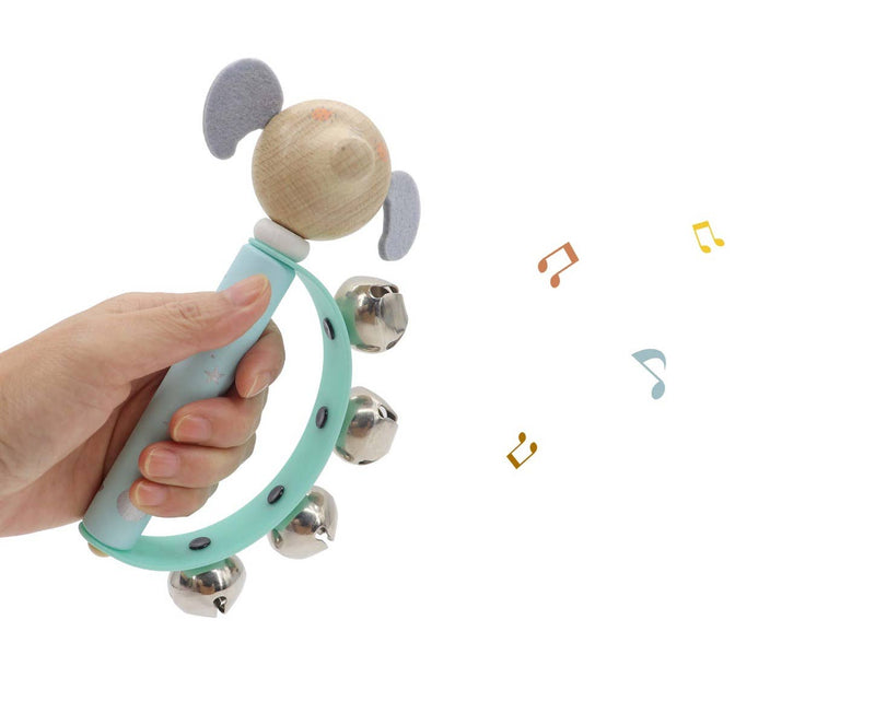Wooden Animal Baby Bell Ring