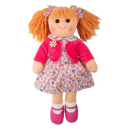 Hopscotch Meghan Doll - Pink Dress & Raspberry Jacket