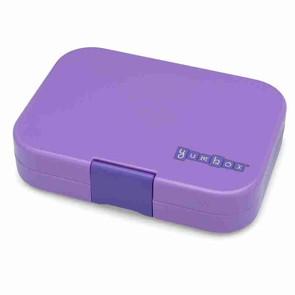 Yumbox Panino 4 Compartment Bento Box Paris Tray in purple