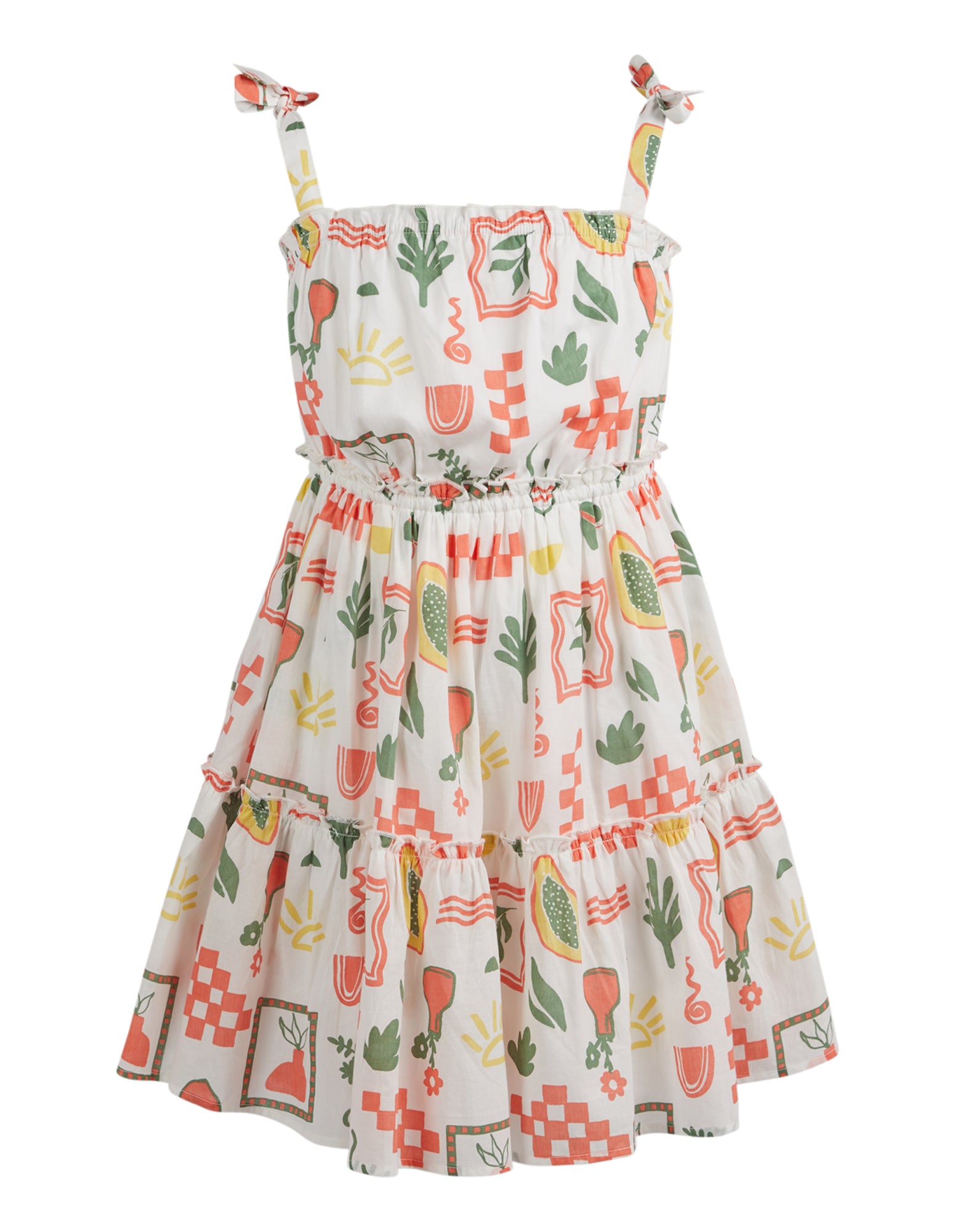 Eve Girl Isla dress Isla print in multi colour