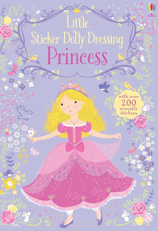 Usborne Little Sticker Dolly Dressing Princess - front cover