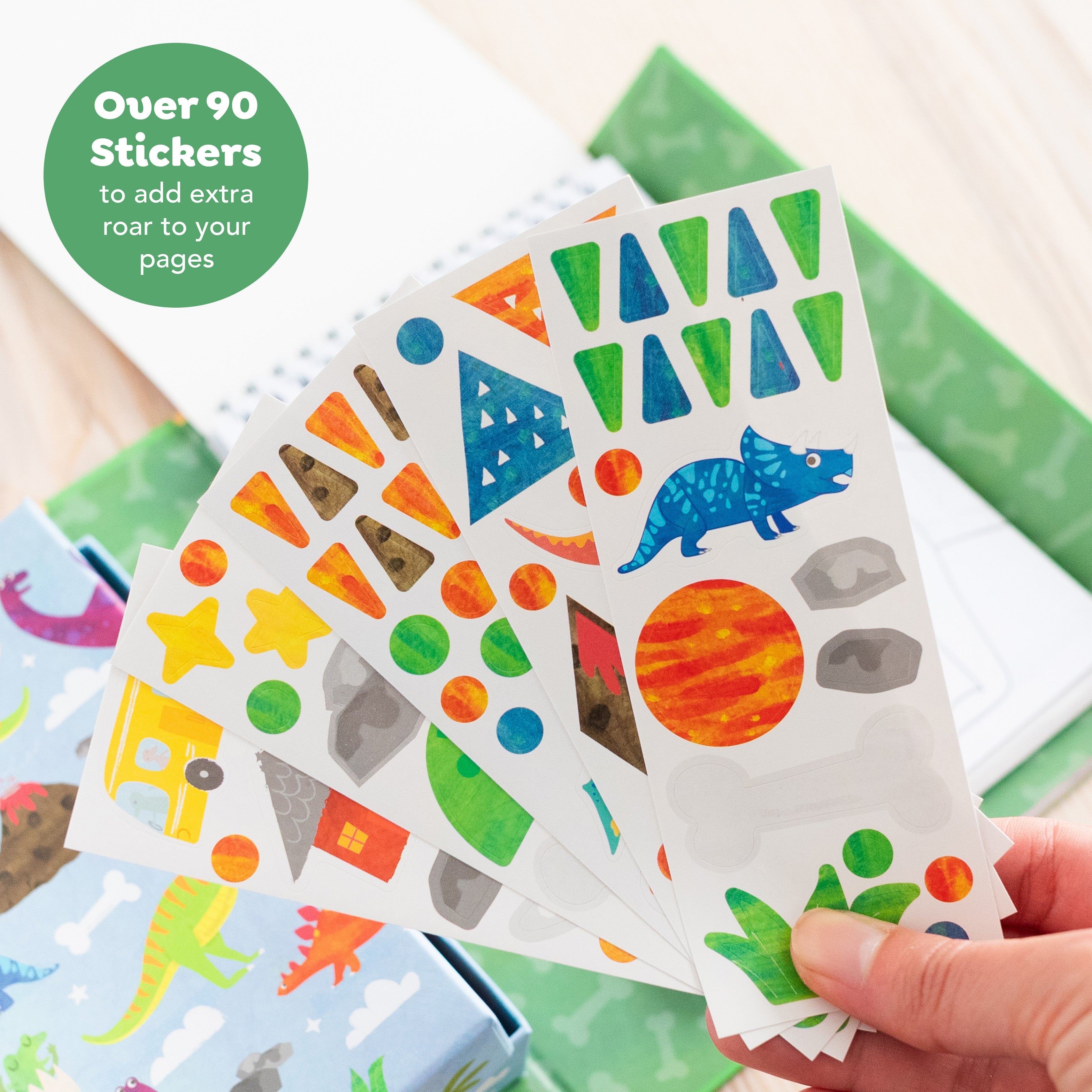 Tiger Tribe Colouring set Dinosaurs