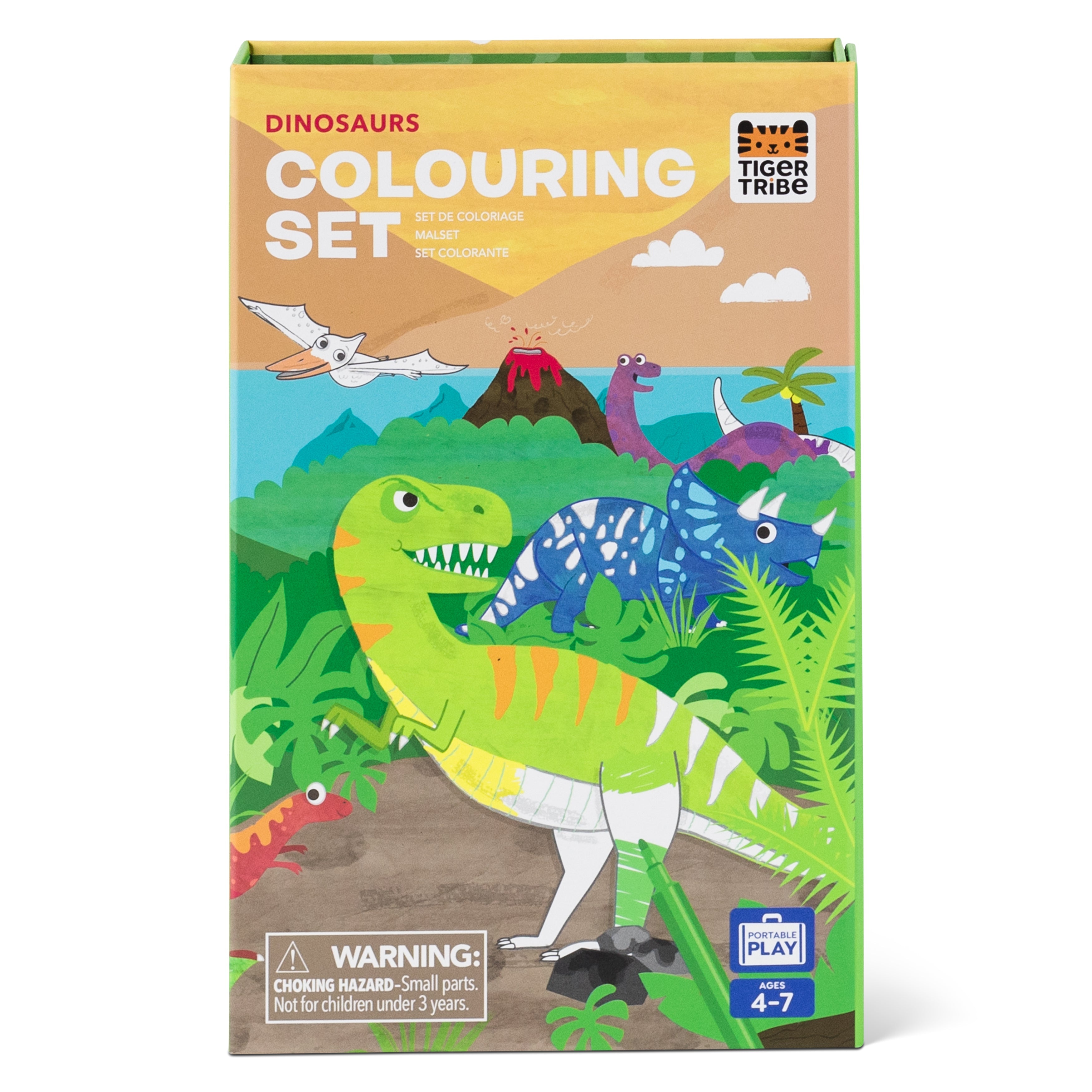 Tiger Tribe Colouring set Dinosaurs