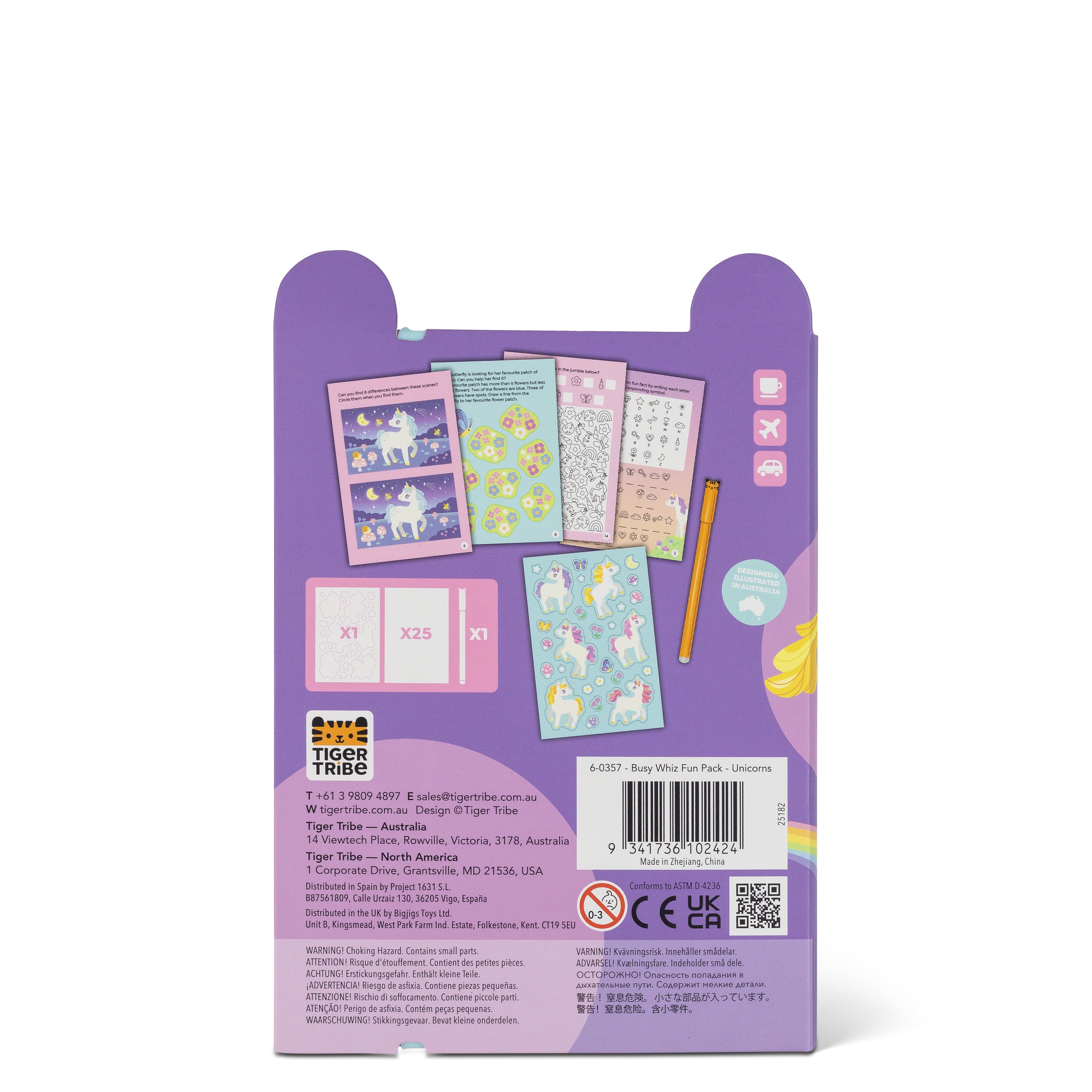 Tiger Tribe busy whiz fun pack unicorns