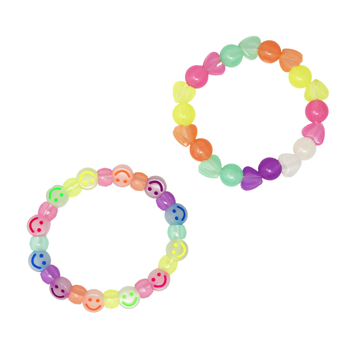 Pink Poppy Glow in the Dark Bracelet Set