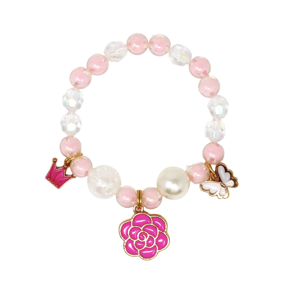 Pink Poppy fairy blossom bracelet