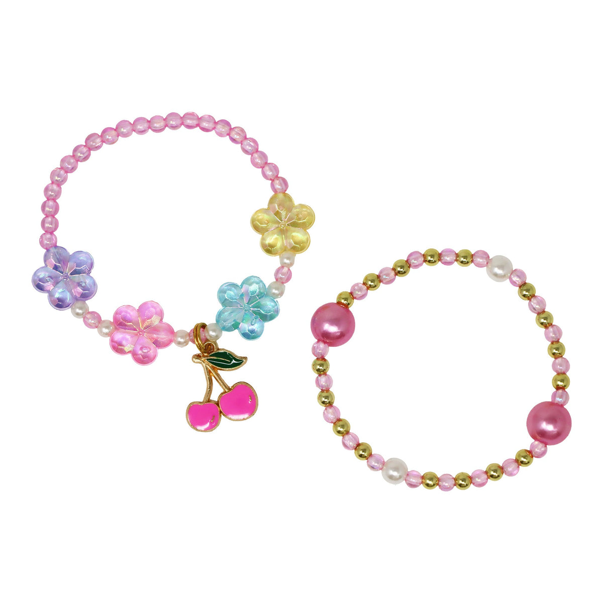 Pink Poppy BFF Cherry friendship bracelet set