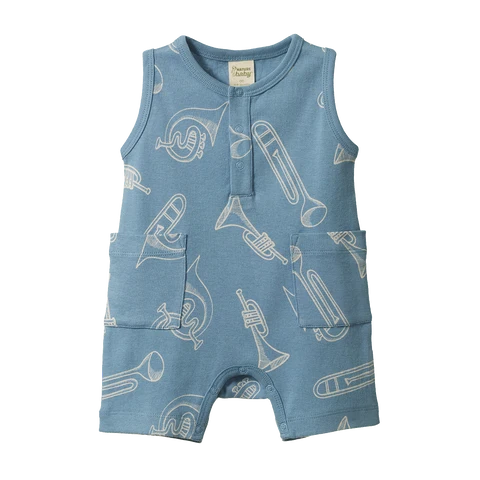 Nature Baby Camper Suit - Jazz Print
