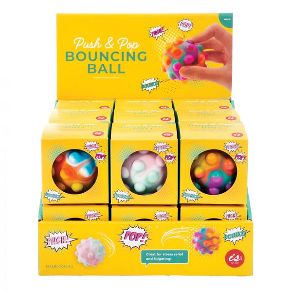 Isalbi Push & Pop Bouncing Ball