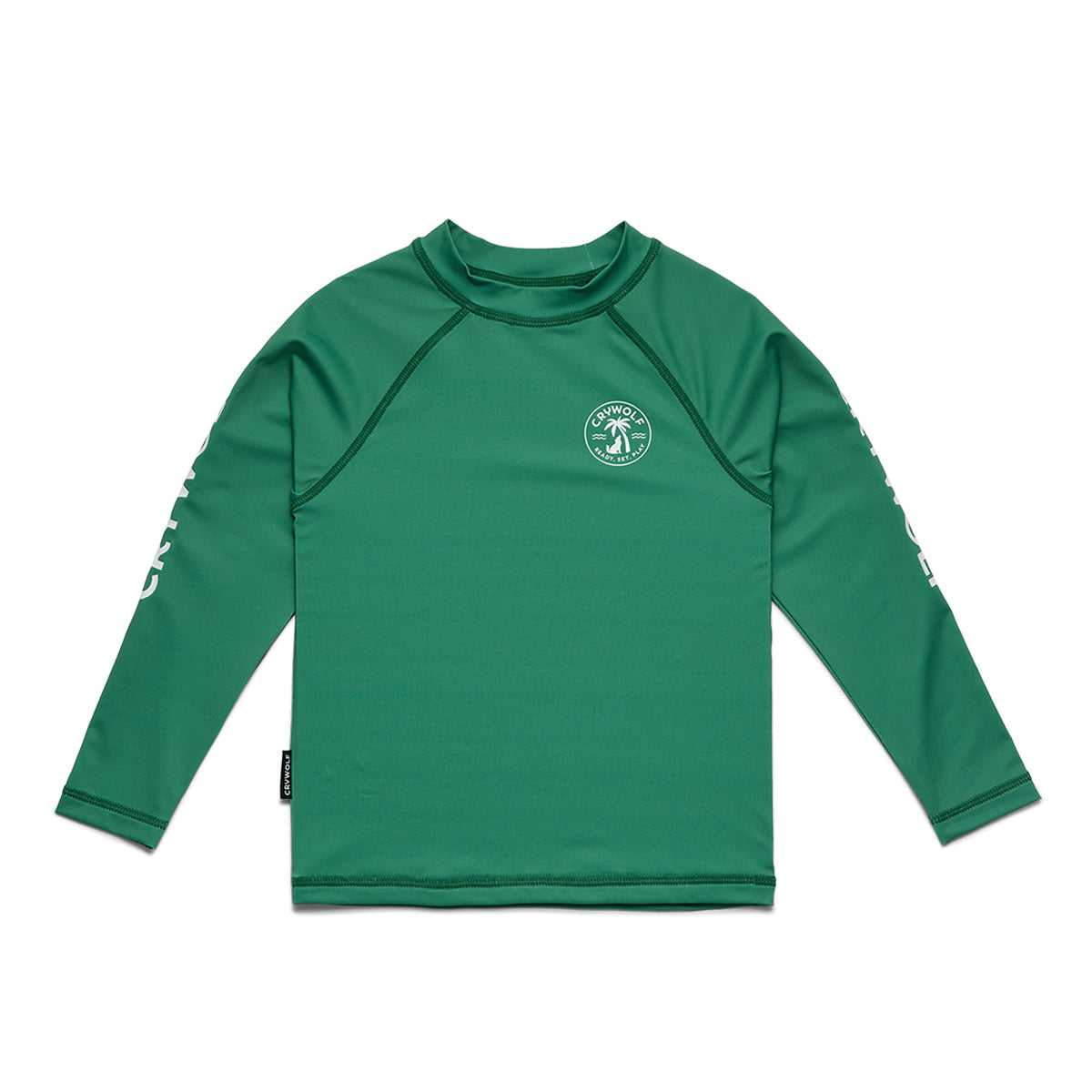 Crywolf Long Sleeve Rash Vest - Sea Green