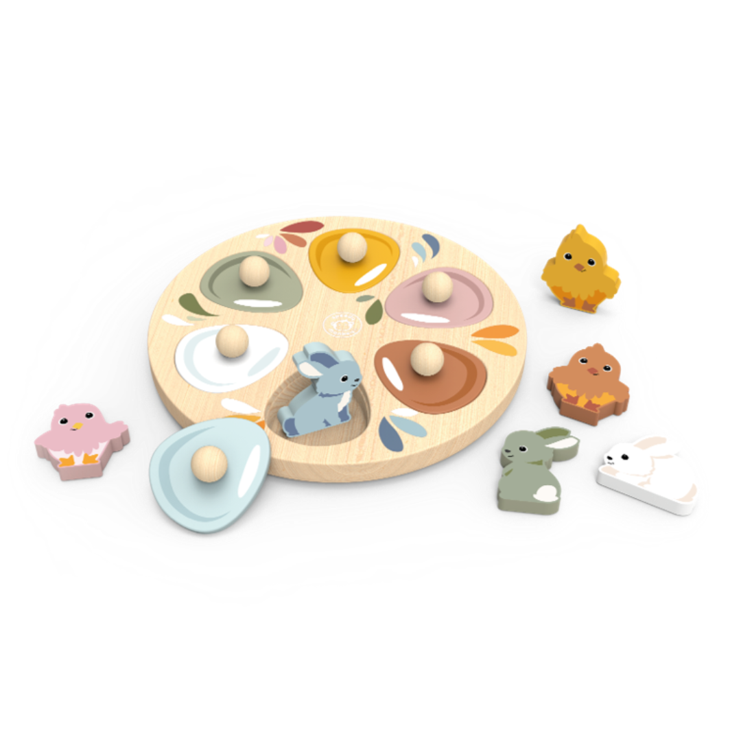 Speedy Monkey Garden Surprise Puzzle - Chicks & Bunnies