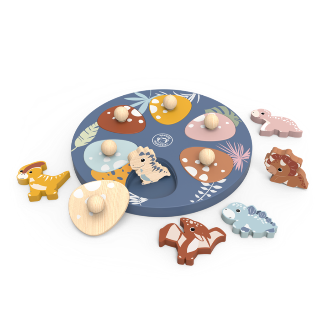 Speedy Monkey Dino Surprise Puzzle