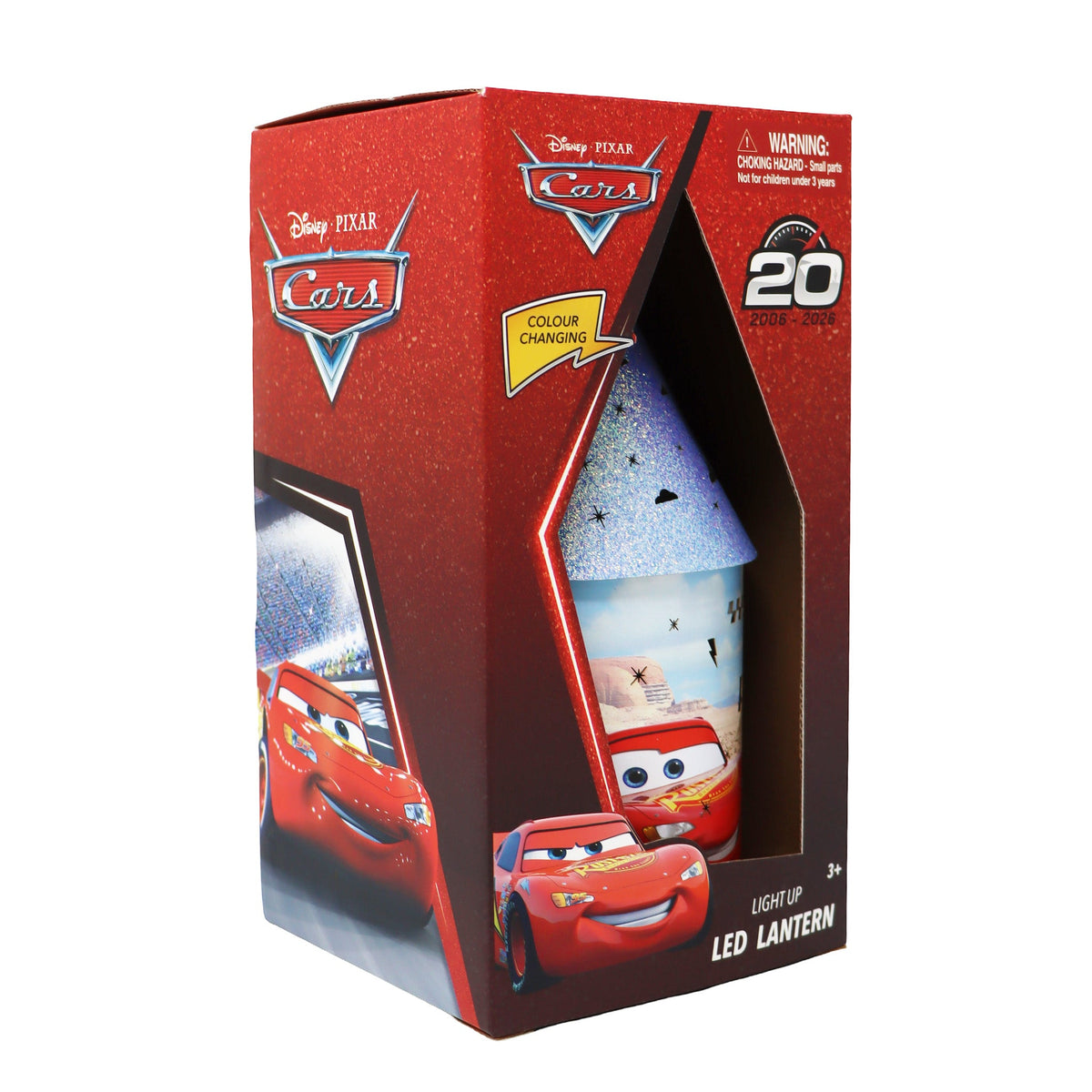 Pink Poppy Disney Cars LED Colour Changing Lantern
