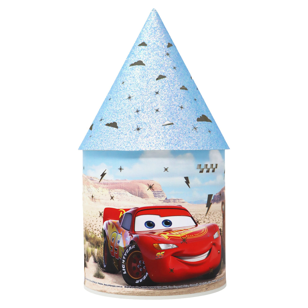 Pink Poppy Disney Cars LED Colour Changing Lantern