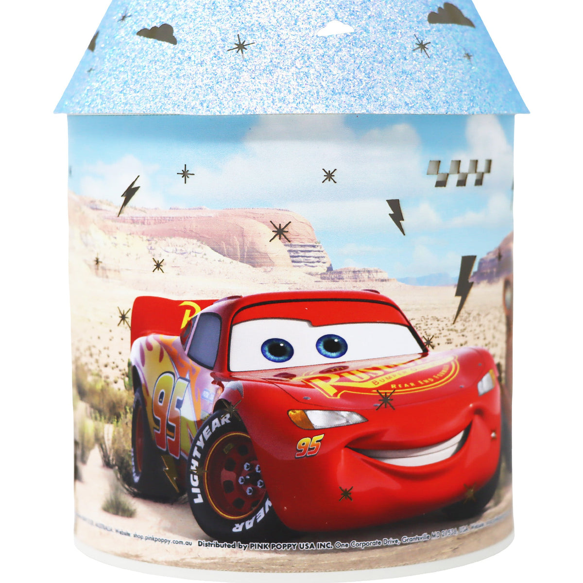 Pink Poppy Disney Cars LED Colour Changing Lantern