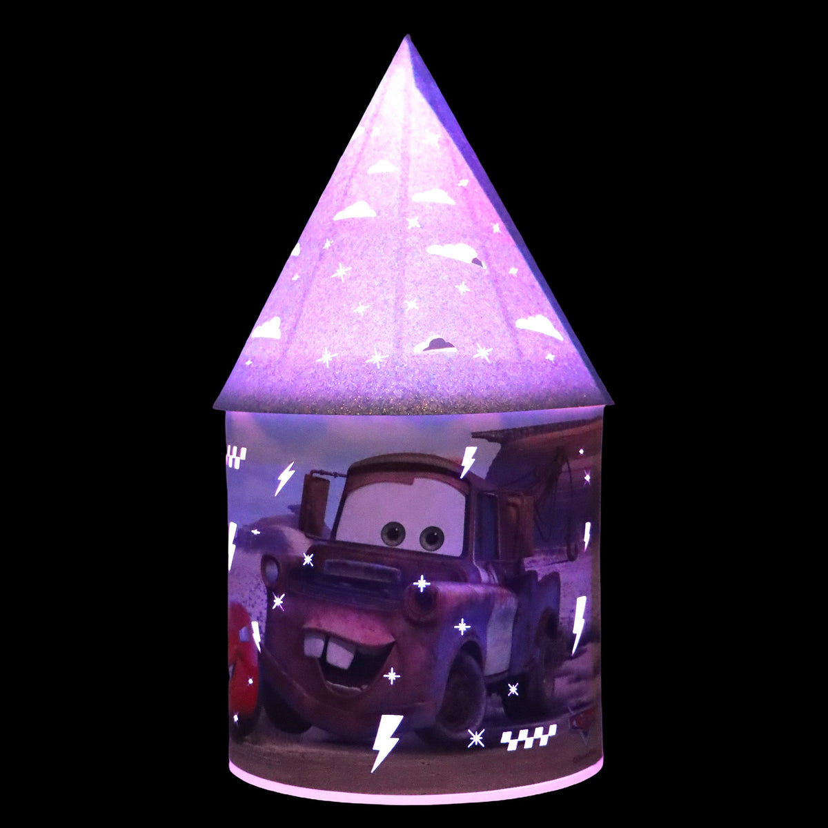 Pink Poppy Disney Cars LED Colour Changing Lantern