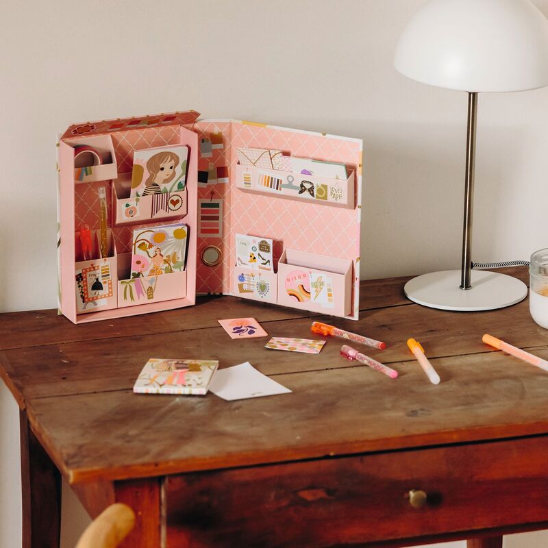 Djeco Tinou Stationery Cabinet Fashion Themed