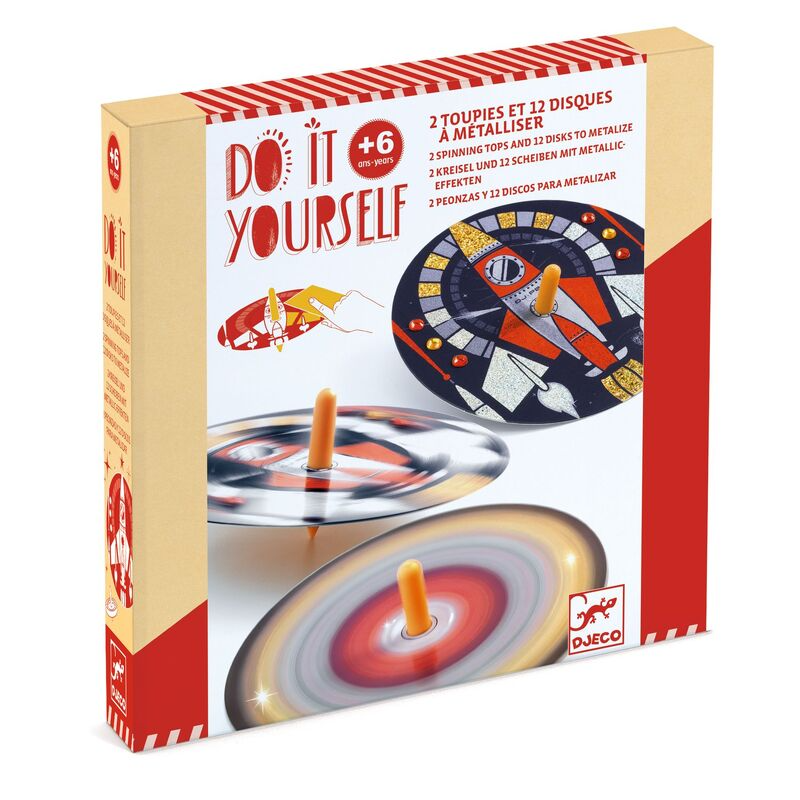 Djeco Do It Yourself Hypno Cosmos Spinning Tops