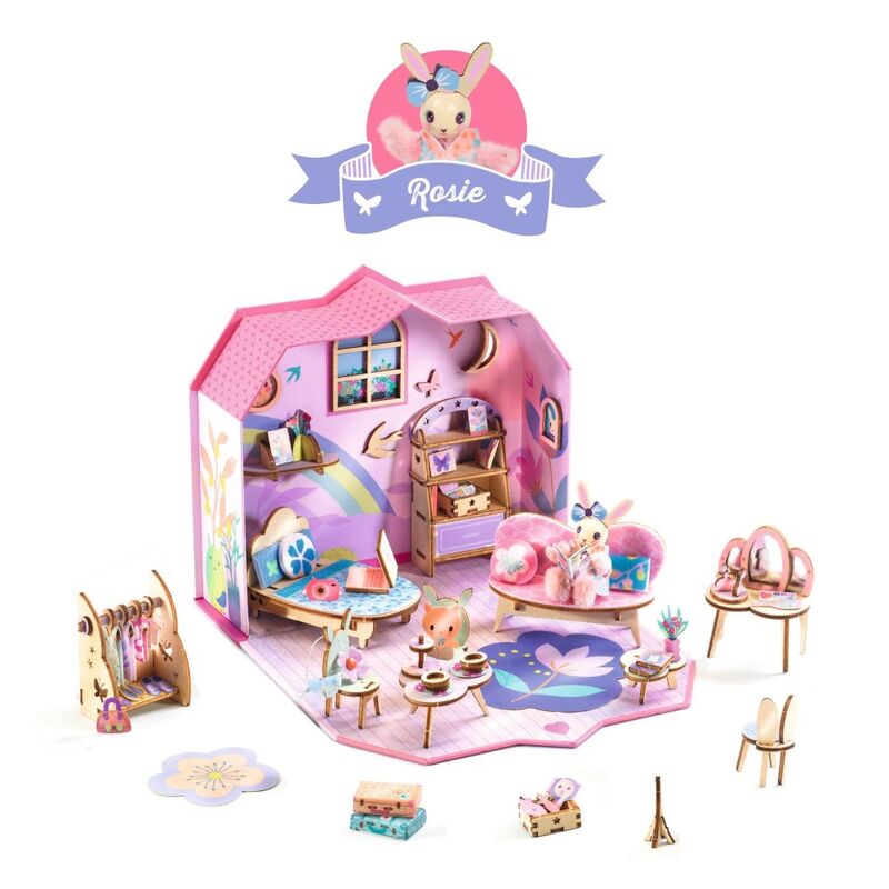 Djeco Rosie Mi House Model-making Miniature Home Kit