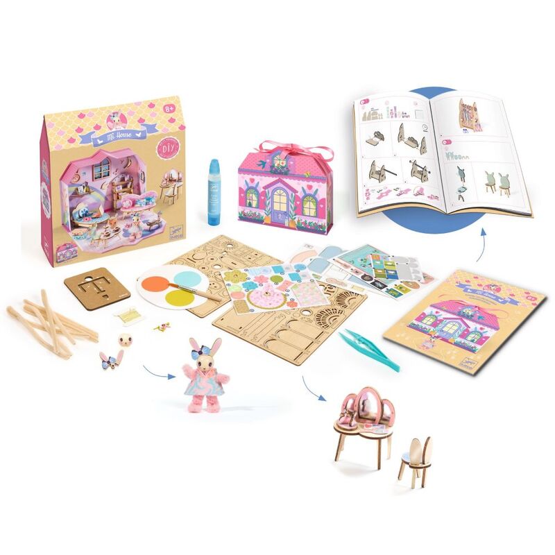 Djeco Rosie Mi House Model-making Miniature Home Kit