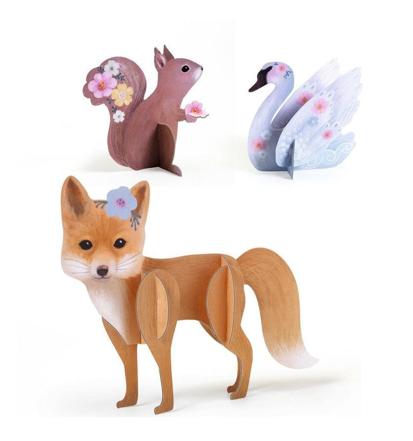 Djeco Fluffy Animals Art & Craft Activity Box