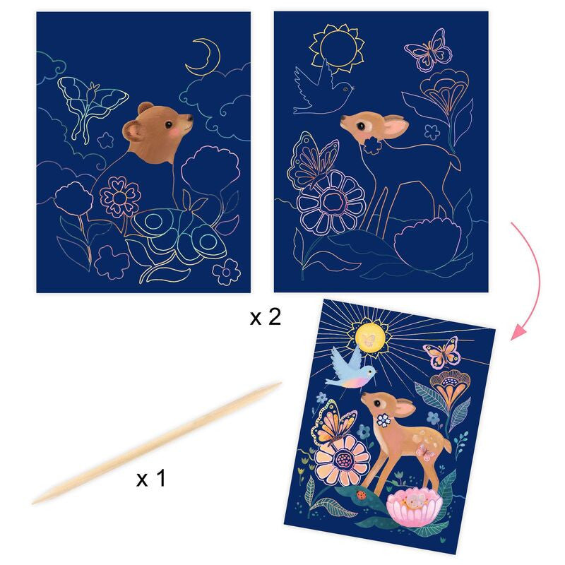 Djeco Fluffy Animals Art & Craft Activity Box